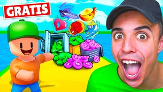 Fuí la Persona MAS AMIGABLE en Stumble Guys por 1 DIA!