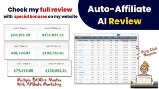 Auto-Affiliate AI Review - Make Earn $539 Day