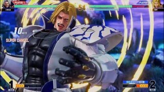 KOF15　オメガルガール　35HIT超カイザーウェーブコンボ　これがチャンピオンのコンボ力