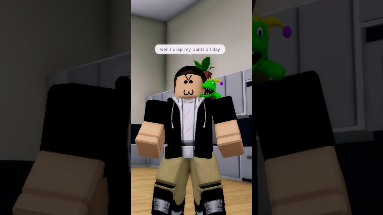 1) pretending to be a slender boy in ROBLOX BROOKHAVEN RP! 