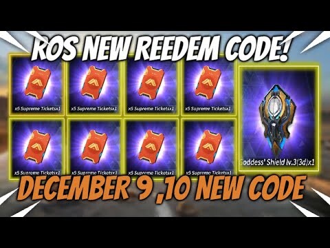 ROS NEW REEDEM CODE DECEMBER 9 2021 | ROS FREE SKINS DIAMONDS (ROS CODE UPDATE)