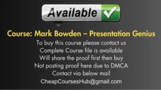 Mark Bowden – Presentation Genius