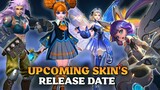 All Upcoming Skin's Release Date ( February Releases ) In Mobile Legends