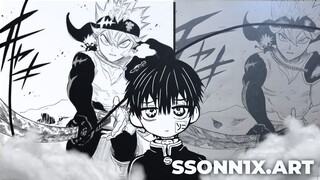 MENGGAMBAR ANIME ASTA || BLACK CLOVER