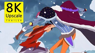 【8K】二档路飞 vs 姆修鲁 | AI修复画质增强版