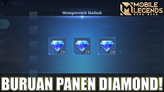 CEK SEKARANG! PANEN DIAMOND MOBILE LEGENDS HANYA 20 RUPIAH! | MOBILE LEGENDS