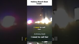 The Mallory Beach Boat Crash #shorts