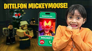 LEIKA DAPAT TELPON MISTERIUS DARI MICKEYMOUSE MENGERIKAN 😱😨ESCAPE THE MOUSE HOROR [ROBLOX INDONESIA]