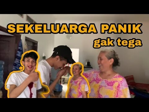 PRANK MUNTAH DARAH BIKIN HEBOH SEMUA YG ADA DI RUMAH