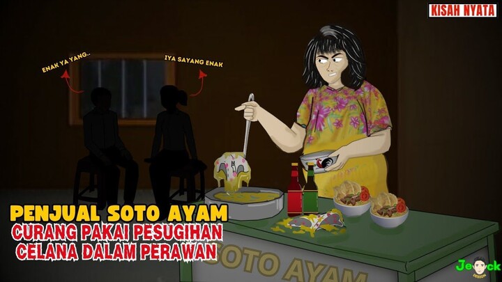 PENJUAL SOTO CURANG GUNAKAN CELANA DALAM P3RAWAN SEBAGAI PESUGIHAN   SINETRO