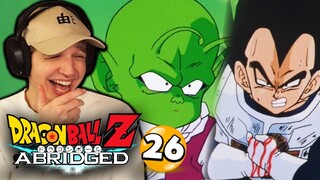 LITTLE GREEN IS A SAVAGE... | DBZ: Abridged REACTION Episode 26