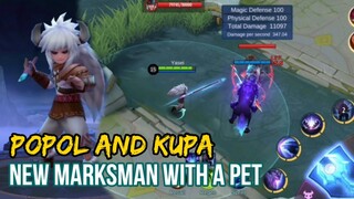 NEW HERO POPOL AND KUPA | UPCOMING MARKSMAN | MOBILE LEGENDS