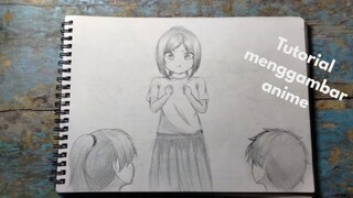 menggambar anime simple