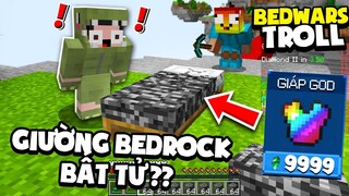 KHANGG HACK BEDWARS GIÁP GOD VÀ GIƯỜNG BẤT TỬ TROLL T GAMING VÀ NOOB TEAM *BEDWARS BLOCKMAN GO