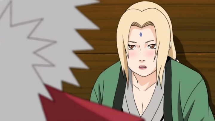I watched the love story of Jiraiya and Tsunade in one go. When did Tsunade start to like Jiraiya? U