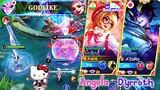 ANGELA + DYRROTH TOP GLOBAL LETHAL COMBO!🔥Hello Kitty Gameplay🌸