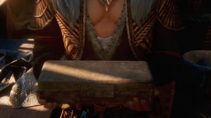 ฮันเหล่าหม่ากำลังจะออกเดินทางแล้ว ฟ่างเทียนจีได้มอบของที่ระลึกจากหลั่วเหล่าให้กับฮันเหล่าหม่า