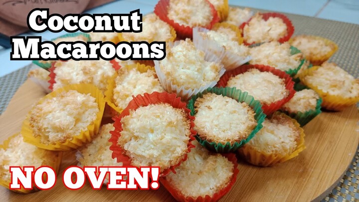 Coconut Macaroons - NO OVEN - Met's Kitchen