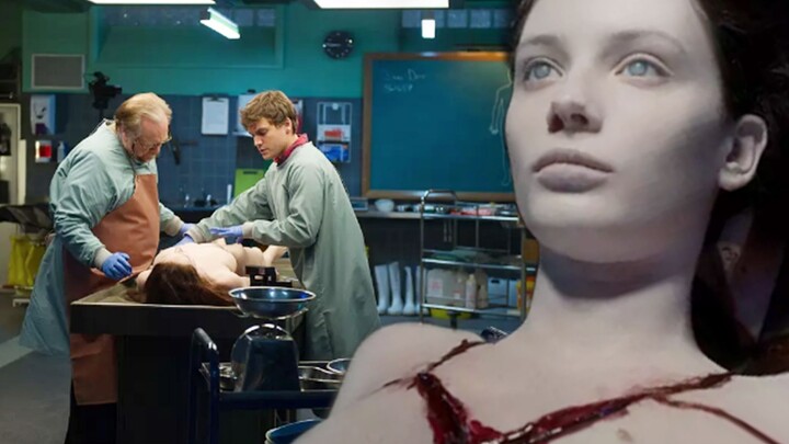 A heavy-taste horror film with a high score. A female corpse in the morgue is resurrected, and none 