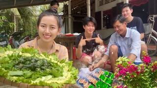 Độc Đáo Ốc Bươu Làm Chả Cuốn Lá Lốt Thơm Ngon Tại Nhà Út Liễu | NĐMT#291