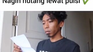 PUISI NAGIH HUTANG😁