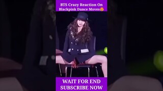 BTS Reaction Blackpink Crazy Dance #shorts #viral #trending #bts #blackpink #kpop