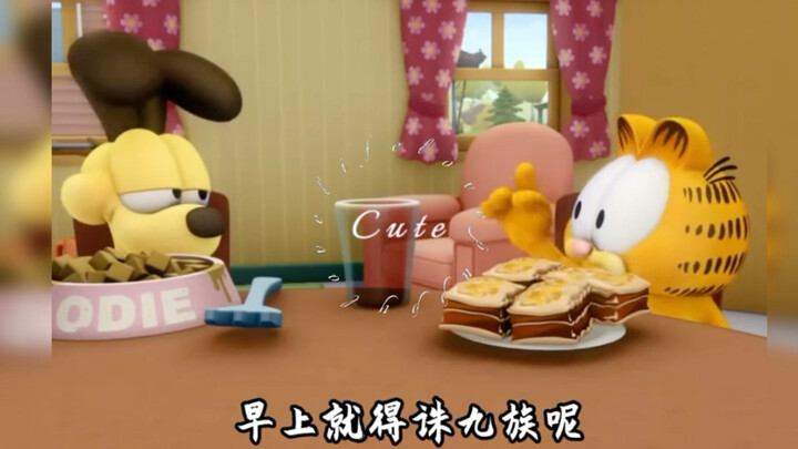 Before Raising a Garfield Cat: Billionaire; After Raising One: Millionaire