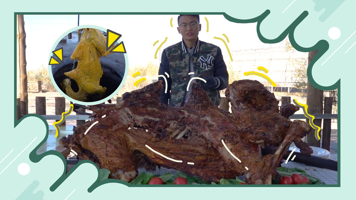 [Memasak] 20.000 yuan Unta 200kg! Melewati 4000km sampai di Xinjiang.