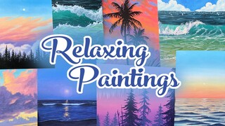 Relaxing Paintings Time Lapse
