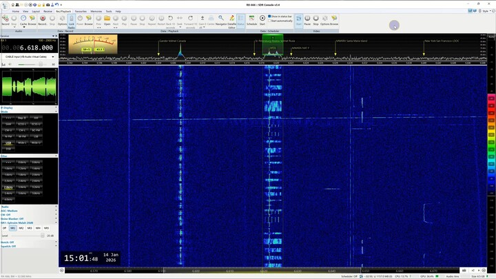 6619 Khz  -Unknown new sign.