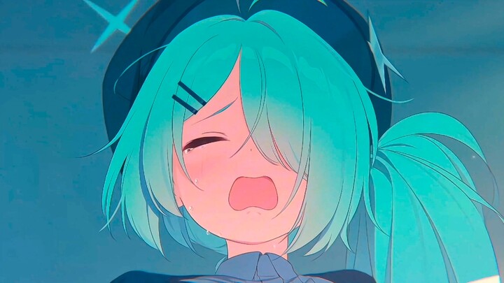 [Tệp màu xanh] Hiyori đã khóc trong một phút, lặp lại khung hình 4K60