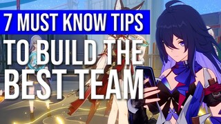 Build the BEST F2P TEAM! 7 CRUCIAL Principals for Team Building! Honkai: Star Rail