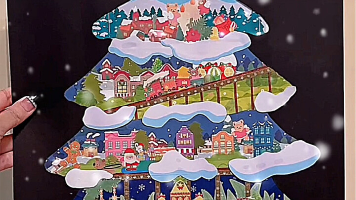 Pohon Natal sudah selesai dibuat! Tinggal menunggu Natal aja nih!