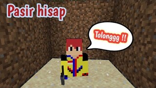 Cara Membuat Pasir Hisap Di Minecraft