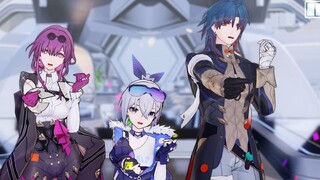 【MMD】A cute and charming villain! Team Rocket✘ Star Hunter✔ のSparkle / Kafka & Blade & Silver Wolf