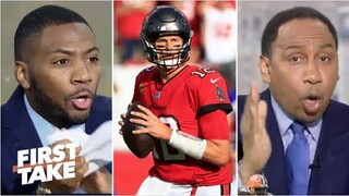 FIRST TAKE | Ryan Clark tells Stephen A. "Tom Brady is unstoppable" - NFC Wild Card: Eagles at Bucs?