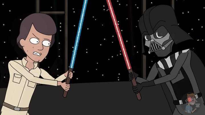 DARTH VADER!!, Funny cartoon show By @WatchYourStepTv #starwars #parody