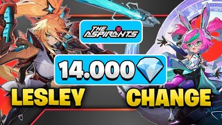 ASPIRANTS CHANGE VE LESLEY KOSTÜMÜ 14000💎 - Mobile Legends