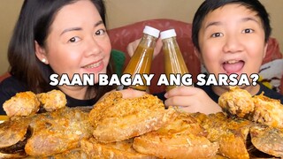 SAAN MAS BAGAY ANG MANG TOMAS? | PORK CHOP, FRIED TILAPIA VS FRIED CHICKEN