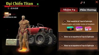 [Garena Free Fire]/Hé Lộ Trang Sự Kiện Đại Chiến Titan Cùng Những Phần Quà Hấp Dẫn Từ Sự Kiện