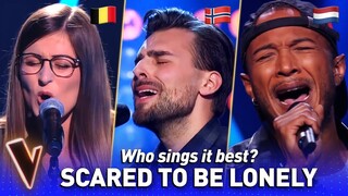 SCARED TO BE LONELY covers in The Voice | Who sings it best? #13