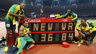 The fastest relay race in history, Bolt leads Jamaica in 36.84 seconds