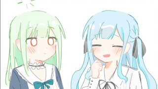 【mygo手书】突然亲一下朋友 看看她们的反应