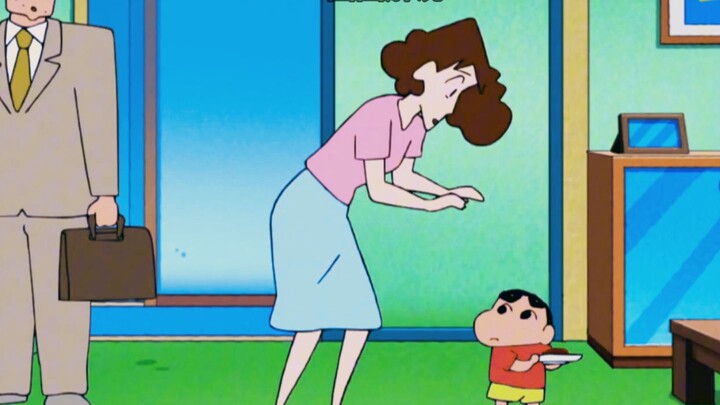 Nobita from Crayon Shin-chan brings out his fancy dinnerware that he’s always been too reluctant to 