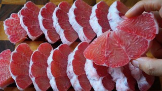 Cara paling sederhana mengupas jeruk bali