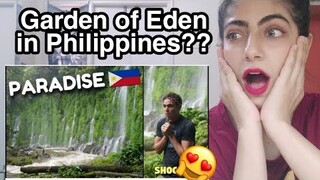 PHILIPPINES MYSTERIOUS WATERFALL PARADISE? (Green Garden Of Eden) Reaction | Becoming Filipino 🇮🇳