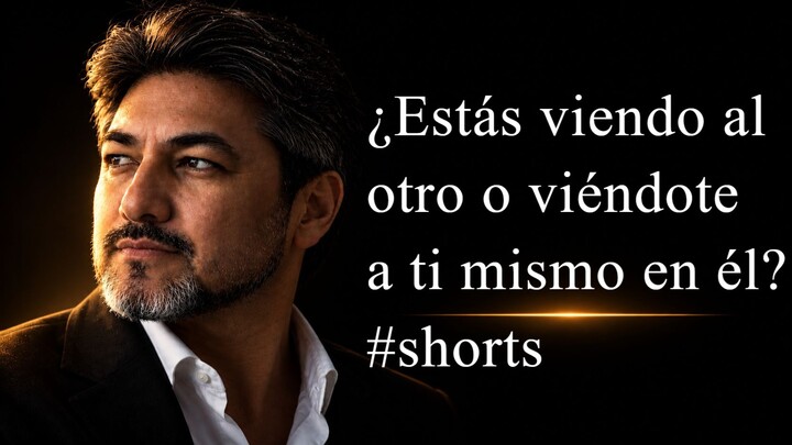 ¿Estás viendo al otro — o viéndote a ti mismo en él?
