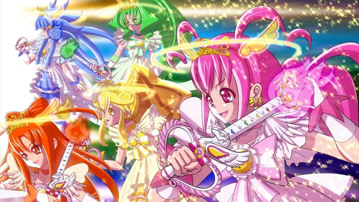 Five beams of light guide the future! [Smile Pretty Cure 10th Anniversary MAD]