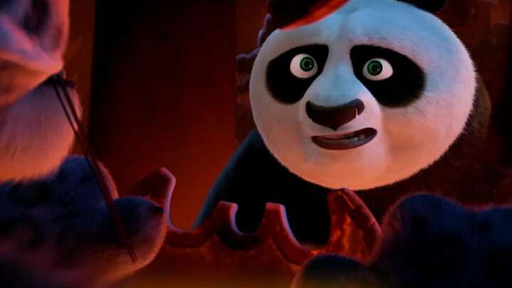 熊猫终于得到了大龙的认可