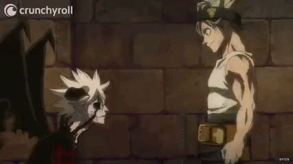 Black clover. Asta and leibei